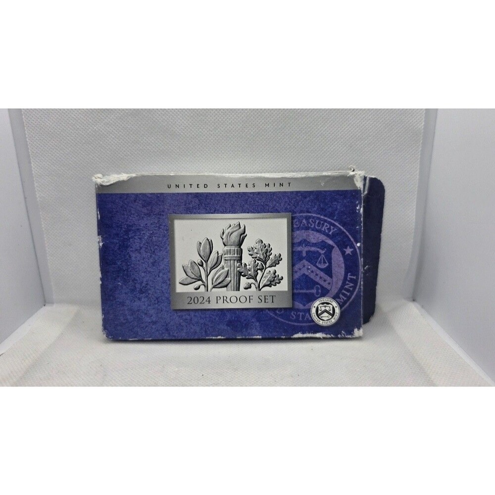 United States Mint 2024 Proof Set Clad Blue Original (Packaging/Holders Only)